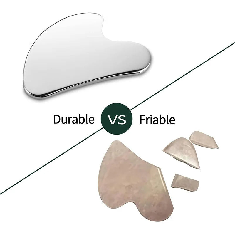 Stainless Steel Gua Sha Scraper Massager For Face Neck Body Guasha Massage