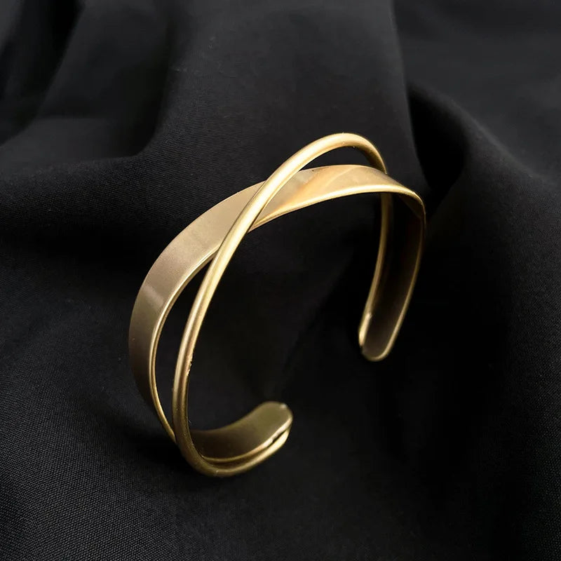 New Design Gold Plated Mobius Bracelet