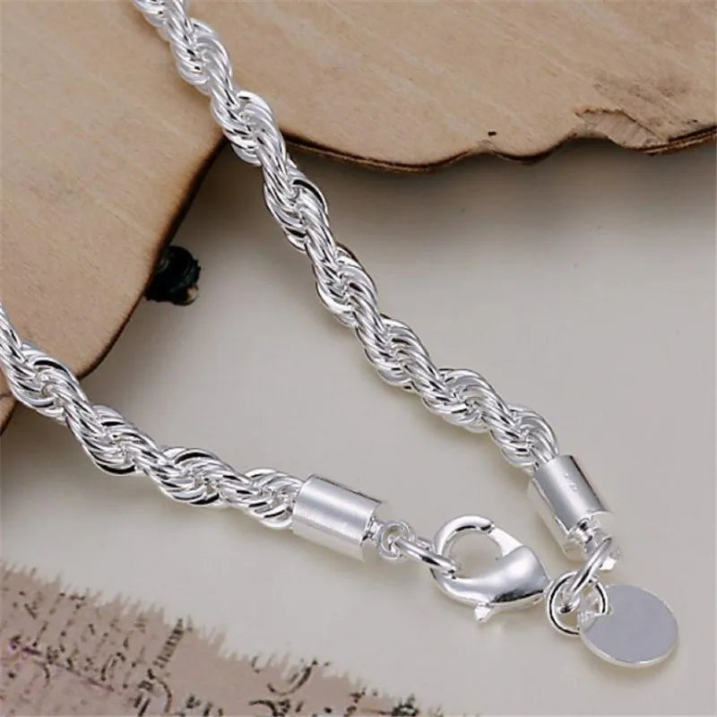 New High quality 925 Sterling Silver Bracelets