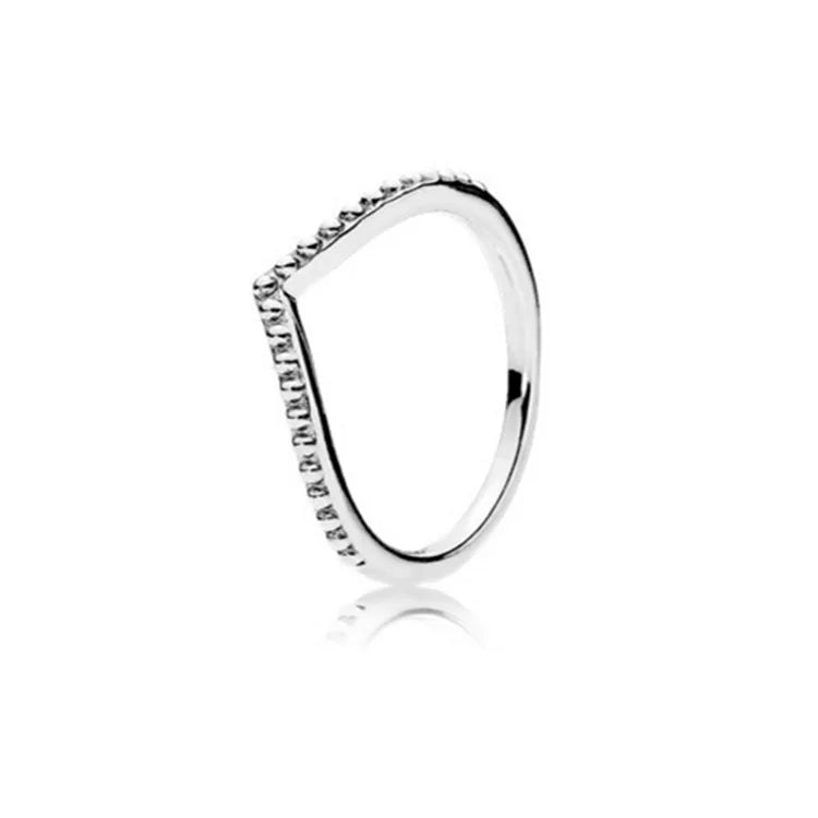 925 Sterling Silver Heart Rings For Women