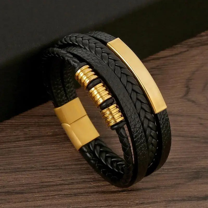 Leather Bracelet New Style Hand-woven