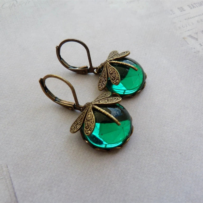 Dragonfly Pendant Earring