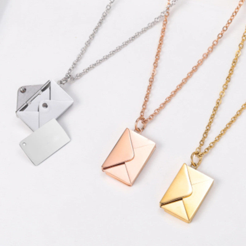 Envelop Necklace Best Gifts For Girlfriend