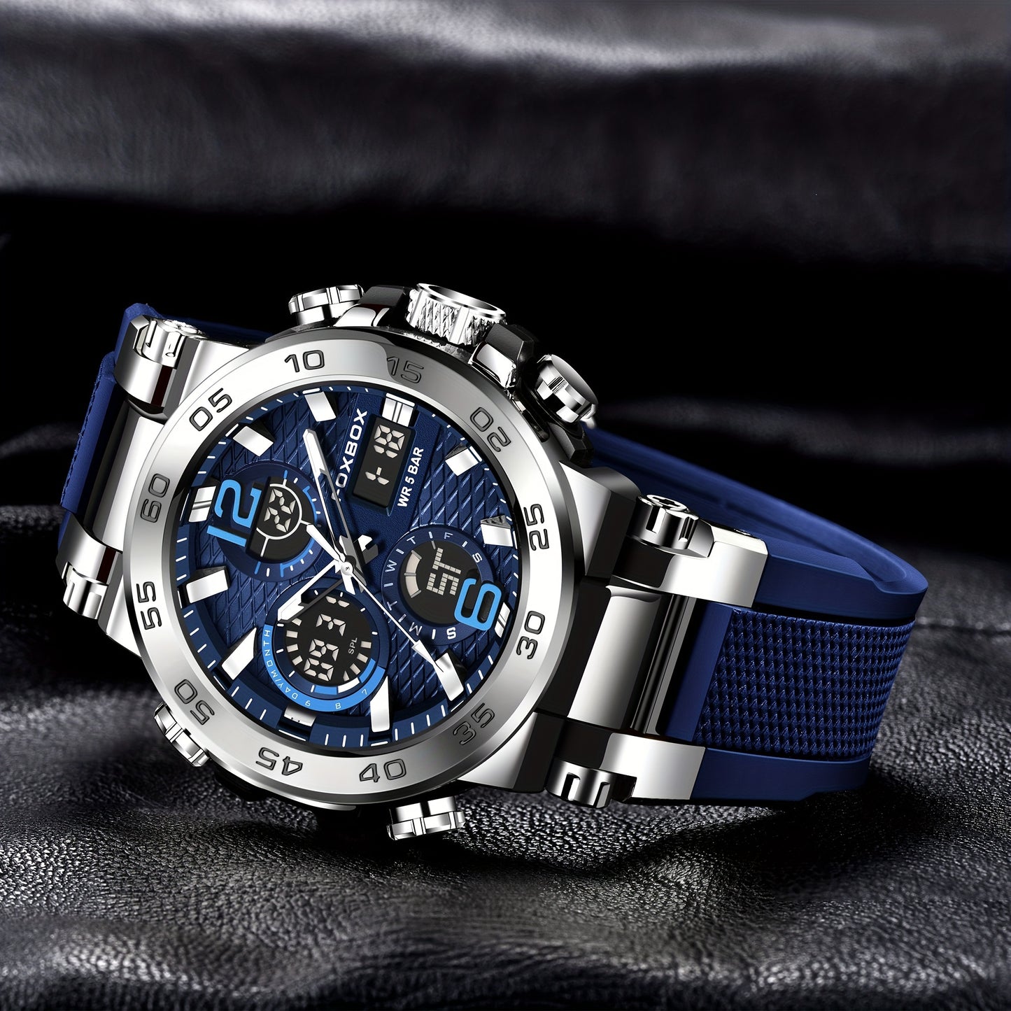 Men's Sports Watch, Chronograph Multifunction