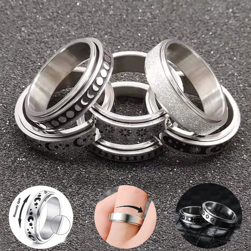 Stainless Steel Rotatable Spinner Ring