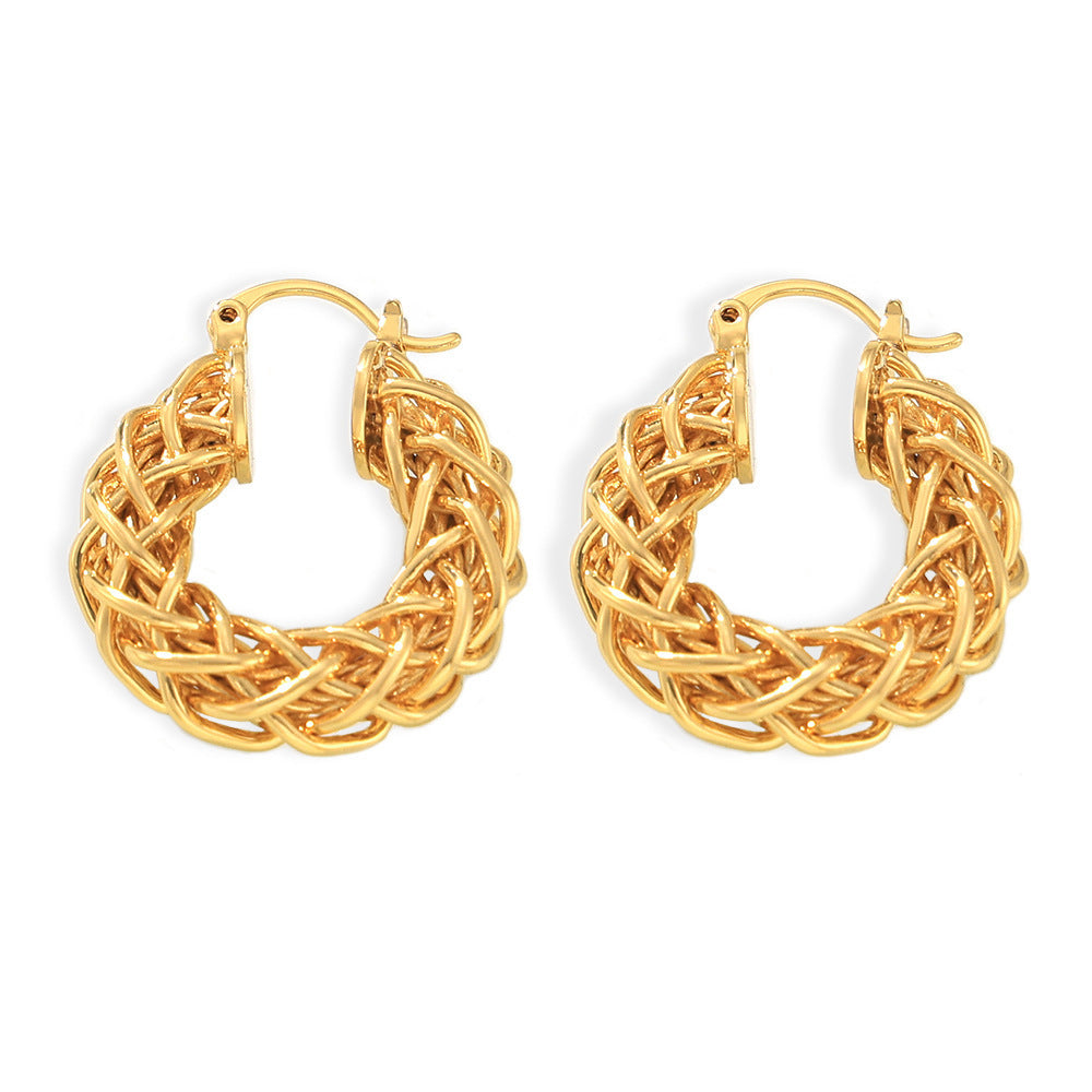 Twist Weave Earrings