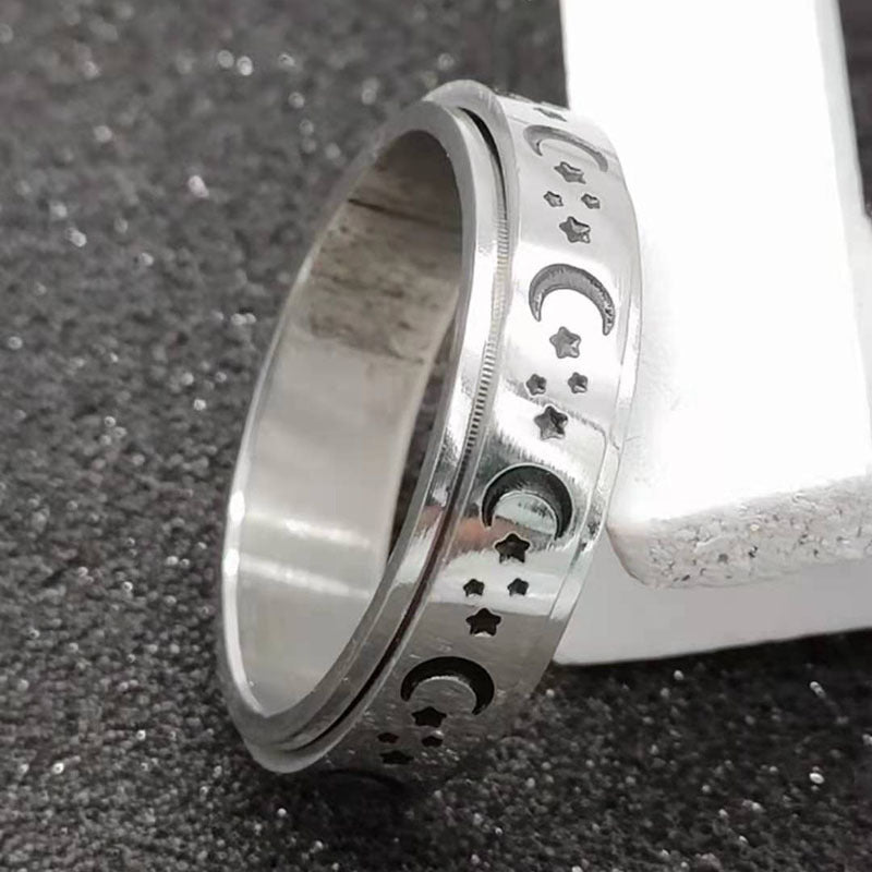 Stainless Steel Rotatable Spinner Ring