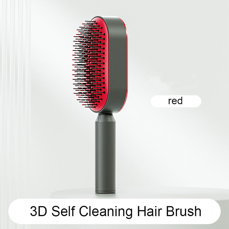 Self Cleaning Hair Brush One-key Cleaning Hair Loss Airbag Massage Scalp Comb
