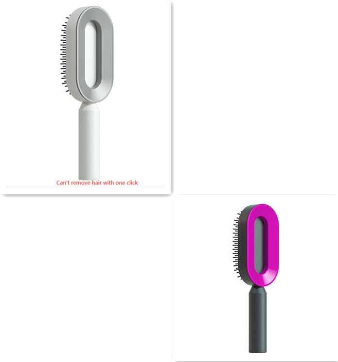 Self Cleaning Hair Brush One-key Cleaning Hair Loss Airbag Massage Scalp Comb