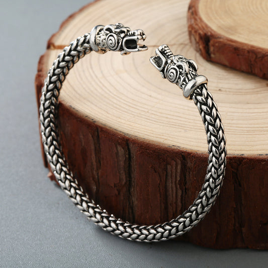 Handcrafted Stainless Steel Bracelet