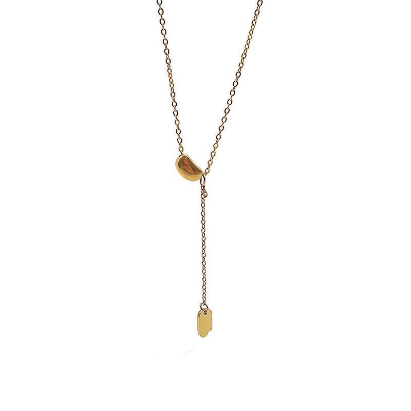 Gold Titanium Steel Necklace