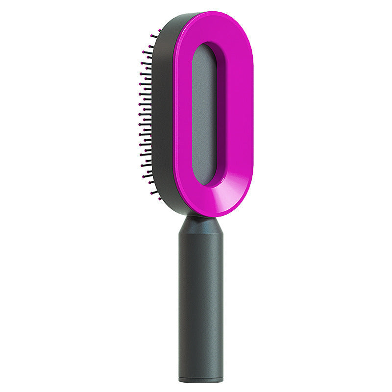 Self Cleaning Hair Brush One-key Cleaning Hair Loss Airbag Massage Scalp Comb